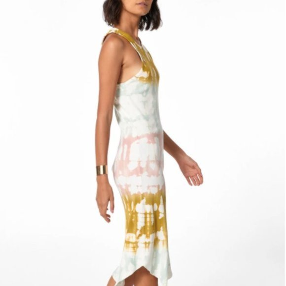 Razor Back Tie Dyed Midi Dress - Picture 10 of 11